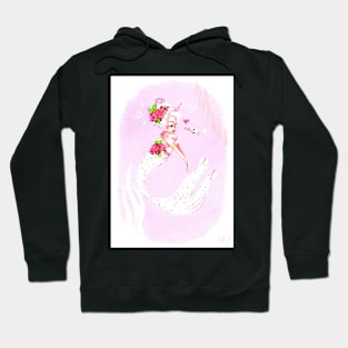 Mermaid Unicorn with a Narwhal Friend Hoodie